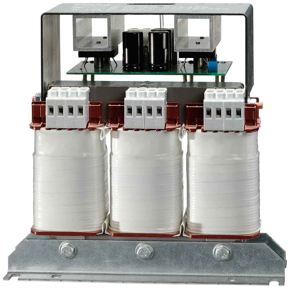 Siemens SIDAC 4AV3100-2EB00-0A Isolating Non-Stabilized Standard Power Supply Transformer, 400/230 VAC Primary, 24 VDC Secondary, 0.36 kW Power Rating, 50/60 Hz, 3 ph Phase