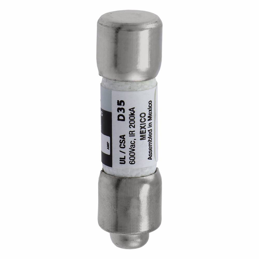 Bussmann CC-Tron® FNQ-R-3 Current Limiting High Inrush Time Delay Fuse, 3 A, 600 V, 200 kAIC Interrupt, CC Class, Cylindrical Body