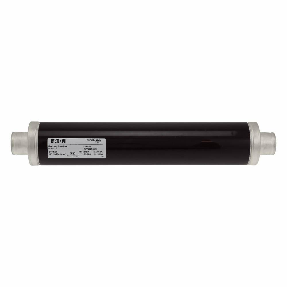 Bussmann 24TXMEJ160 DIN Dimensioned Medium Voltage Current Limiting Power IEC Fuse, 160 A, 24 kV, 31.5 kA Interrupt