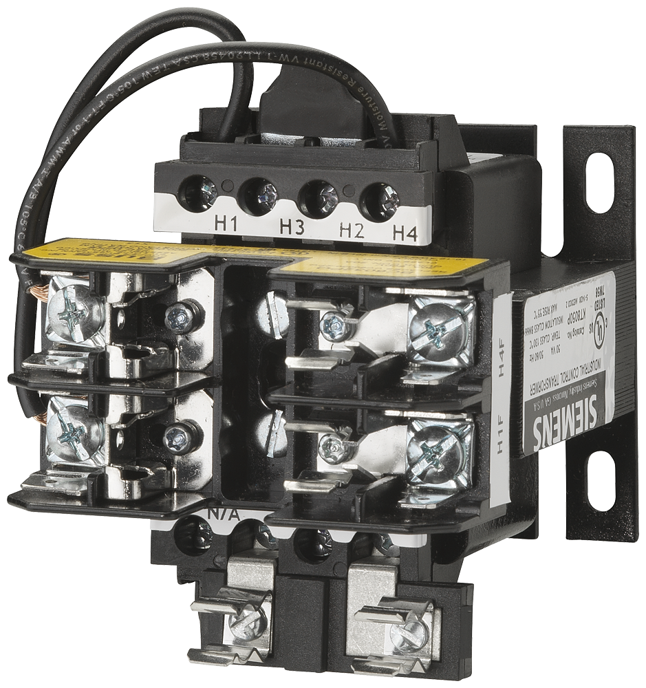 Siemens KT6050 Control Power Transformer Kit, 600 VAC Primary, 24 VAC Secondary, 150 VA Power Rating, 50/60 Hz, 1 Phase