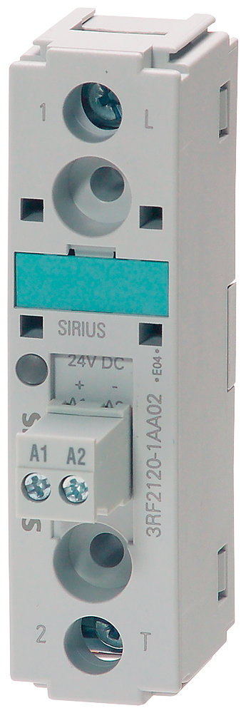 Siemens 3RF21301BA04 Instantaneous Switching Semiconductor Solid State Relay, 30 A, 1NO Contact, 48 to 460 VAC V Coil