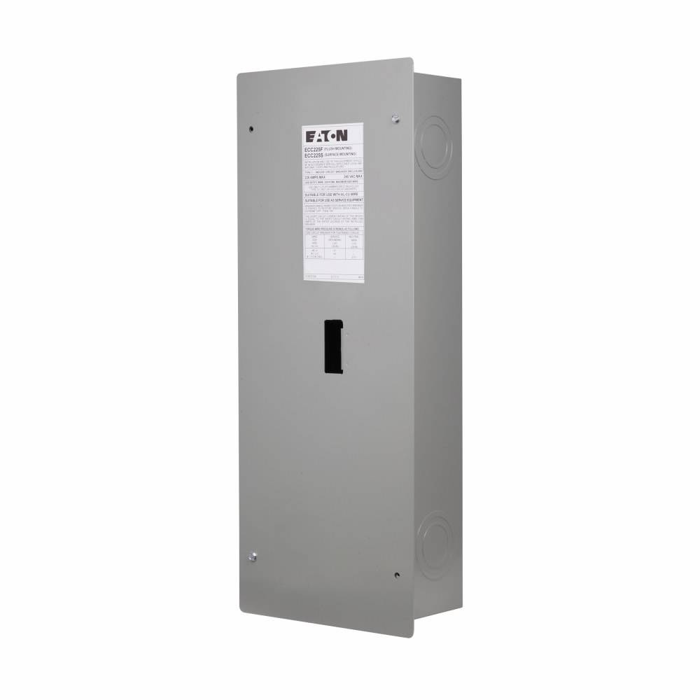 EATON ECC225F Circuit Breaker Enclosure, 25-1/2 in L x 10 in W x 5 in H, NEMA 1 NEMA Rating