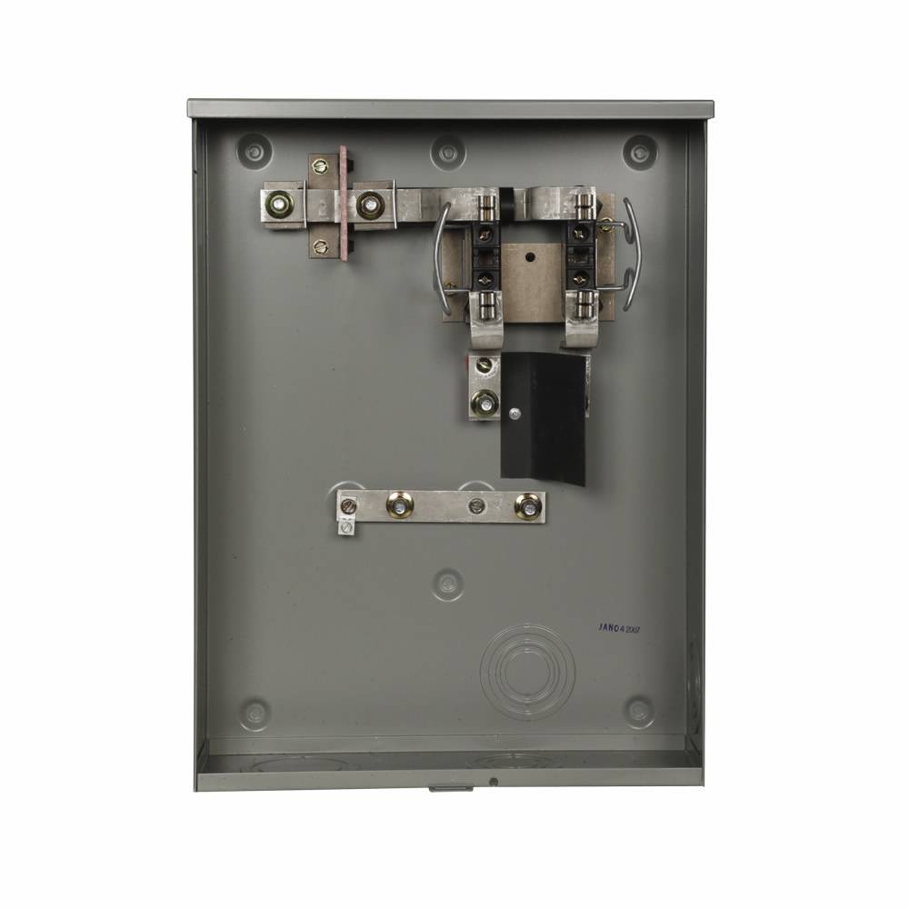 EATON 1005815ACH 1-Position 3-Wire Instrument Rated Meter Socket, 600 VAC, 200 A, 1 ph Phase