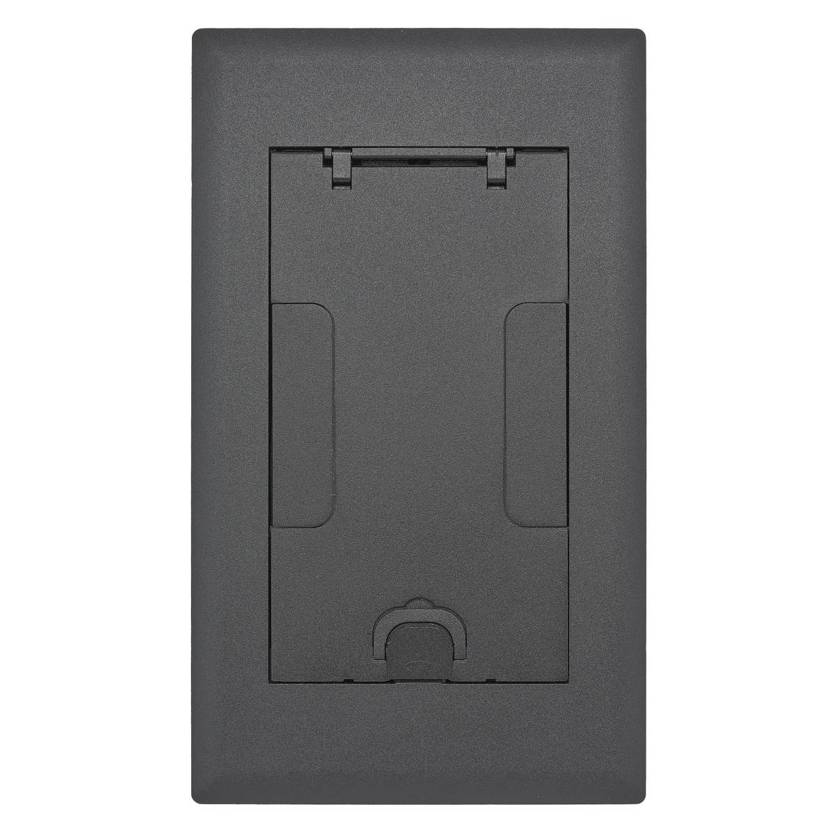 PREMISE WIRING SystemOne™ 2GAFBCVRBK AFB Floor Box Cover, 14-15/16 in L x 8-3/4 in W, Die Cast Aluminum