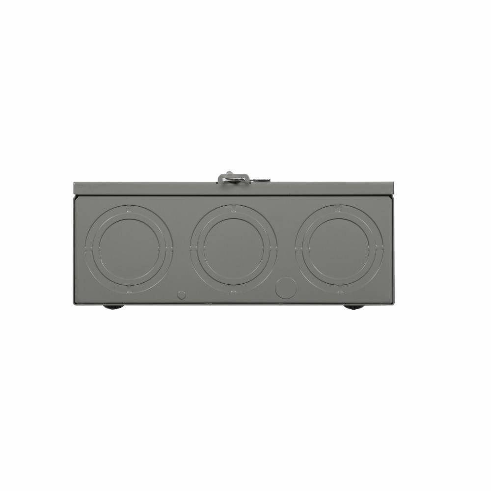 EATON Cutler-Hammer 1008792CH 3-Wire 1-Position Commercial Service Meter Socket With Lever Bypass, 600 VAC, 320 A, 1/3 Phase