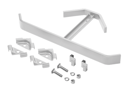 Hoffman LCSKW DCR Corner Support Bracket Kit, For Use With Cable Pathway, Steel, White