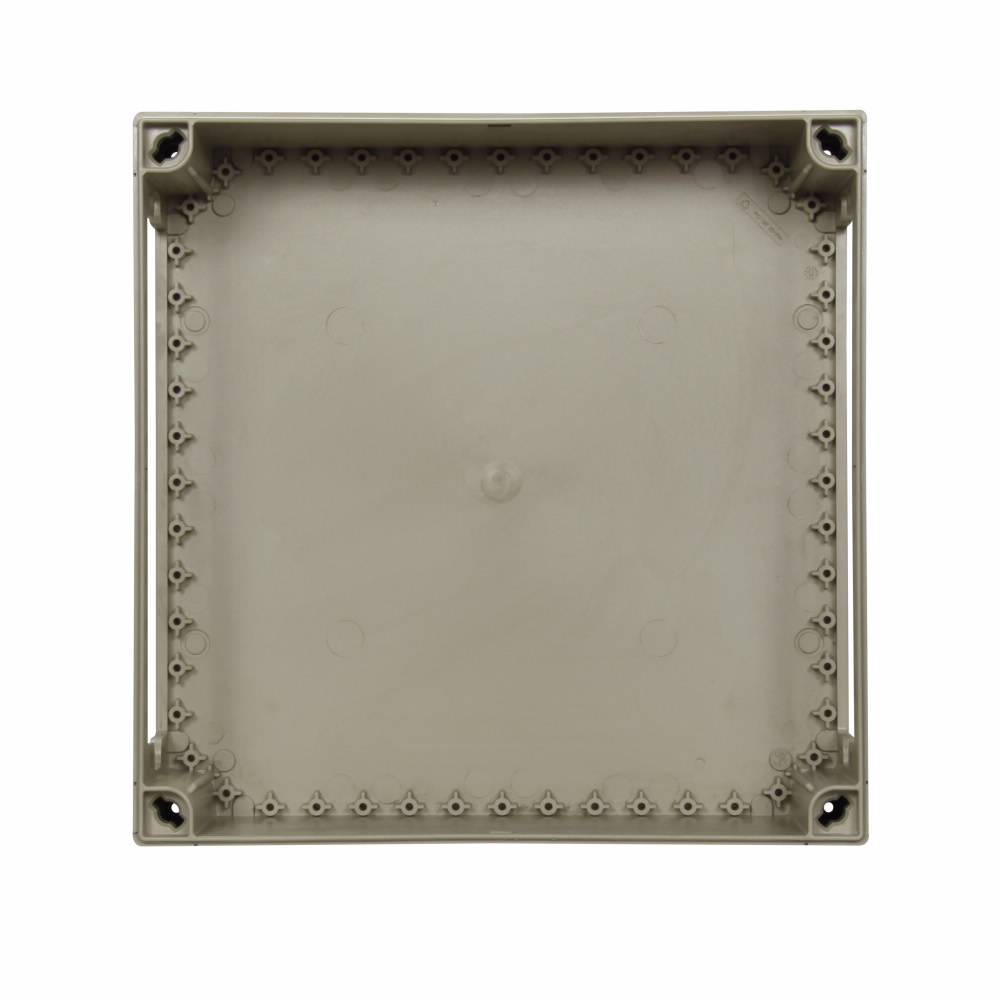 EATON U-CI44 Enclosure Base, 375 mm, For Use With Panel Enclosure, Plastic, Gray