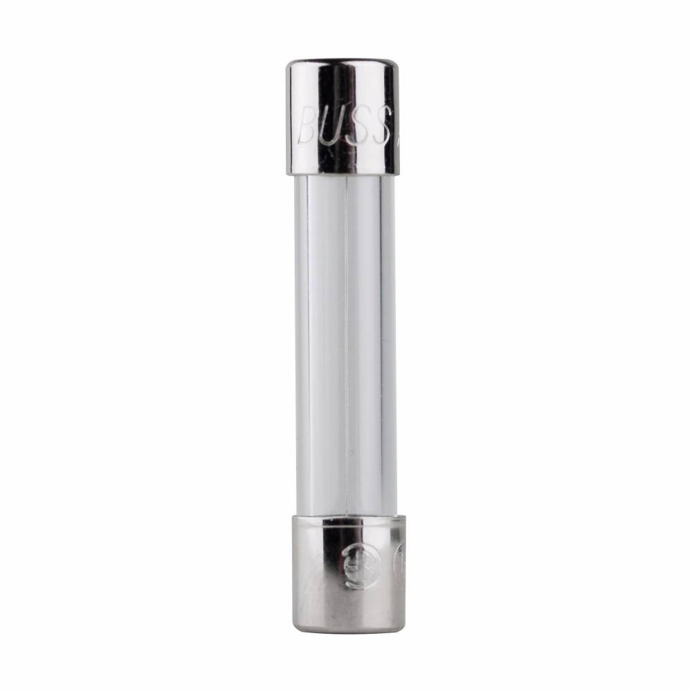 Bussmann BK/AGC-5-R AGC Small Dimension Fast Acting Fuse, 5 A, 250 VAC, 32 VDC, 200 A Interrupt, Cylindrical Body