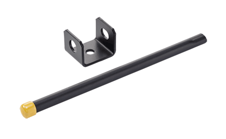 Hoffman LRPB DCR Retaining Post Kit, 7 in L, For Use With Cable Pathway, Steel, Black
