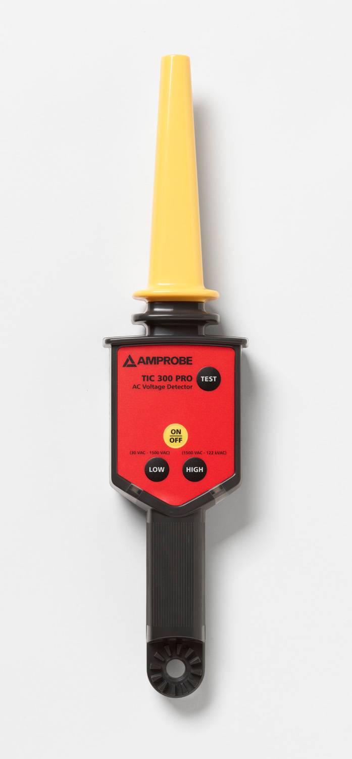 Amprobe® TIC-300-PRO Non-Contact High Voltage Detector, 30 to 1500/1500 to 122000 VAC, LED Indicator