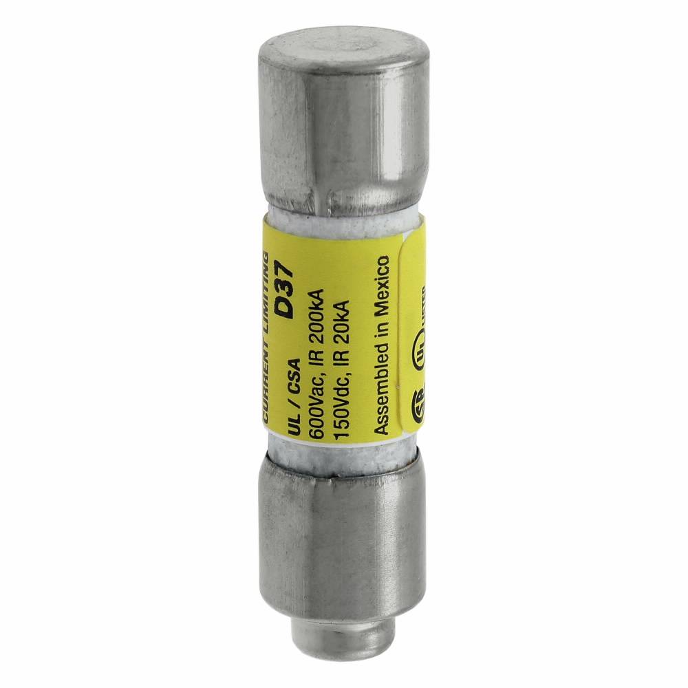 Bussmann Low-Peak™ LP-CC-10 Current Limiting Time Delay Fuse, 10 A, 600 VAC/150 VDC, 200/20 kAIC Interrupt, CC Class, Cylindrical Body