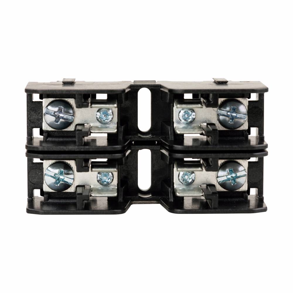 Bussmann BCM603-2S BCM Modular Fuse Block, 600 VAC, 30 A, 18 to 10 AWG Wire, 2 Poles