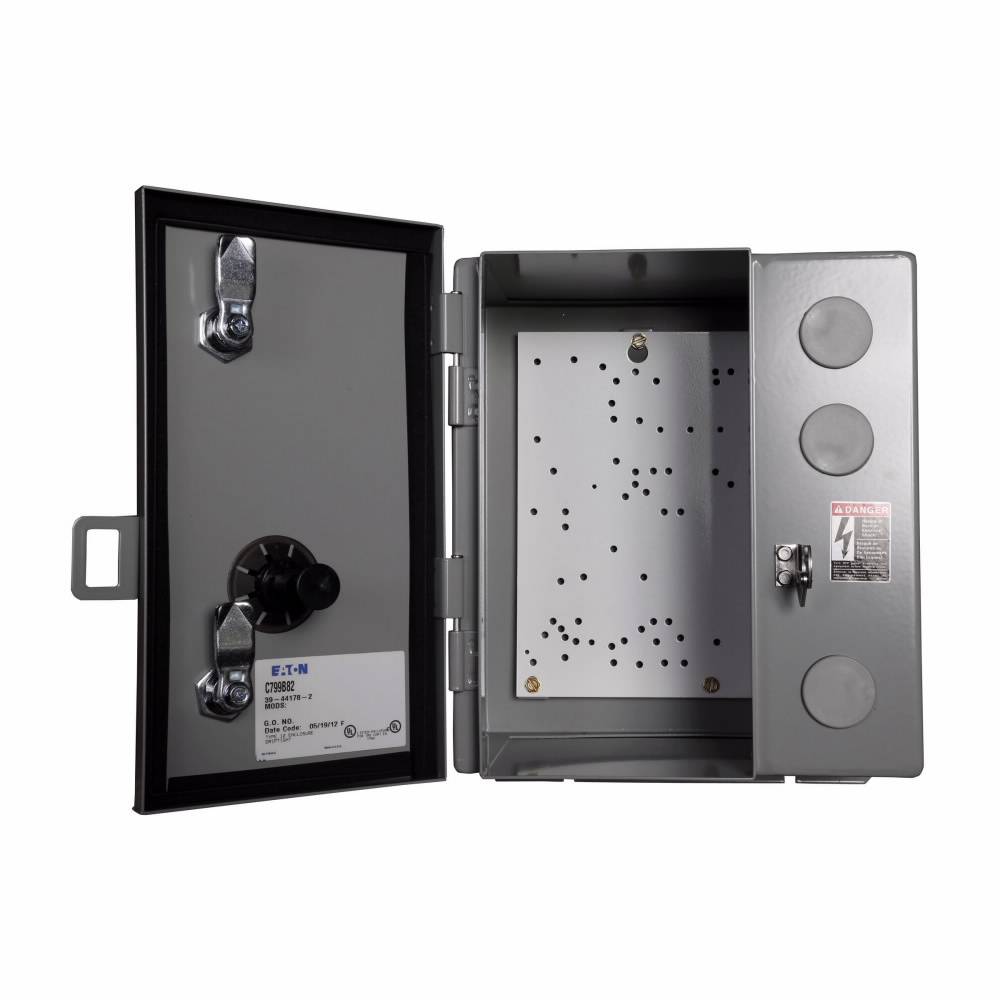 EATON C799B84 Freedom Motor Control Enclosure, NEMA 2/12 NEMA Rating, 9-1/2 in H x 15.1 in W x 16.4 in D