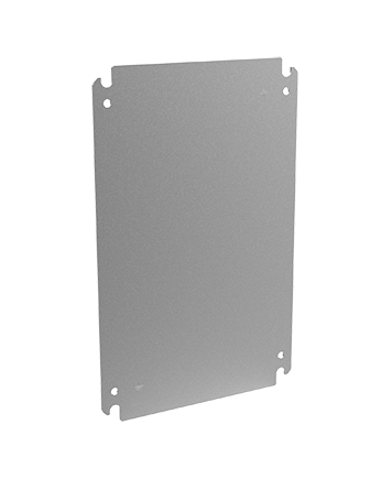 nVent HOFFMAN ZONEX™ ATEX26P26G HL Series Conductive Enclosure Panel, 8.44 in L x 8.44 in W, Steel, White