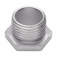 Crouse-Hinds 58 Non-Insulated Threaded NPSM Conduit Bushed Nipple, 3-1/2 in, For Use With Rigid and IMC Conduits, Malleable Iron