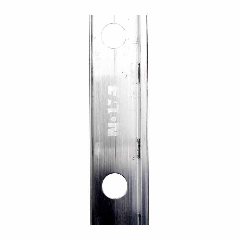 EATON XBANS35PL Raised Slotted DIN Rail, 2 m L x 35 mm W x 58 mm H, Aluminum