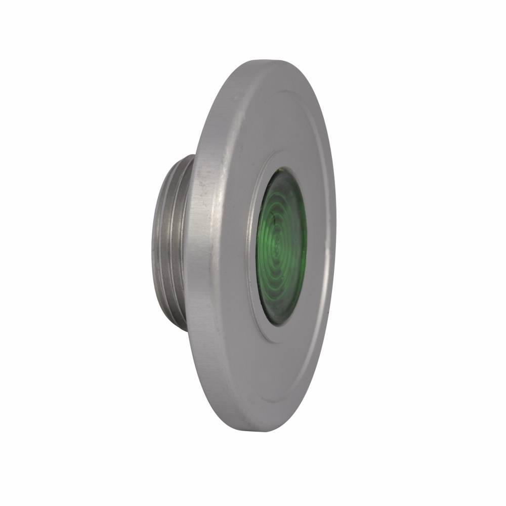 EATON 10250TC66 Blank Heavy Duty Oiltight/Watertight Operator Lens, 1.6 in L x 1.6 in W x 0.5 in H, NEMA 1/2/3/3R/4/4X/12/13/IP65, Round, Aluminum