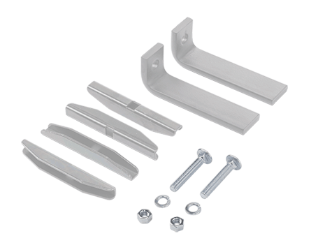 Hoffman LFKW DCR Foot Kit, For Use With Ladder Rack System, Steel, White