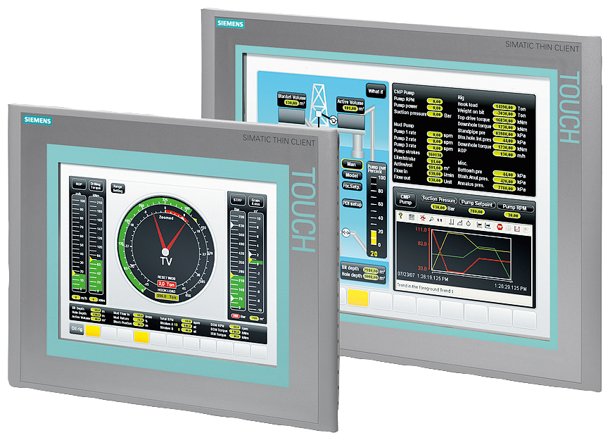 Siemens 6AV66460AB212AX0 Thin Client Panel, TFT Display, Ethernet/USB