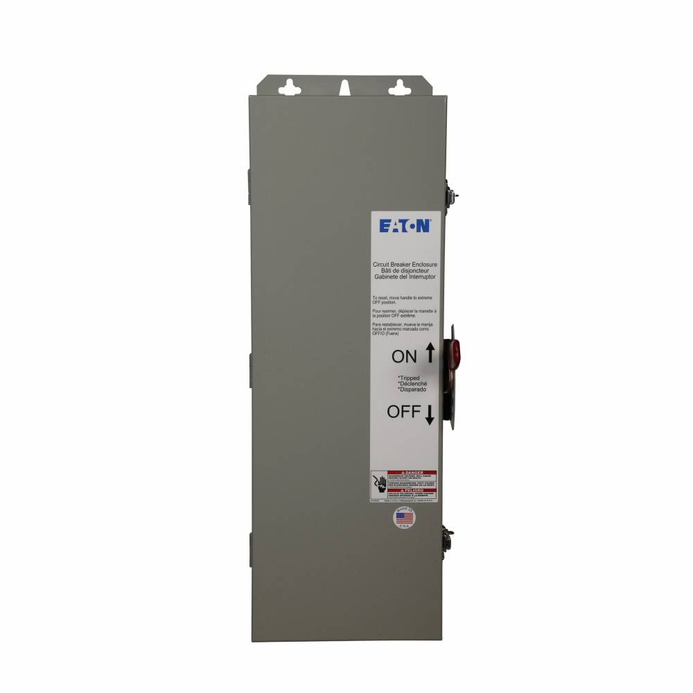 EATON RFDN225 C Series Rainproof Circuit Breaker Enclosure, 9.31 in L x 9.16 in W x 25.66 in H, NEMA 3R NEMA Rating, Steel