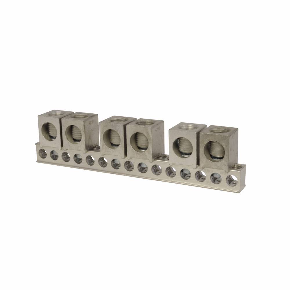 EATON 1MMGBK Up Sized Ground Bar Kit, For Use With Meter Socket Module, MLO and MCB Loadcenter and CB Enclosures, 6 AWG to 2/0 kcmil