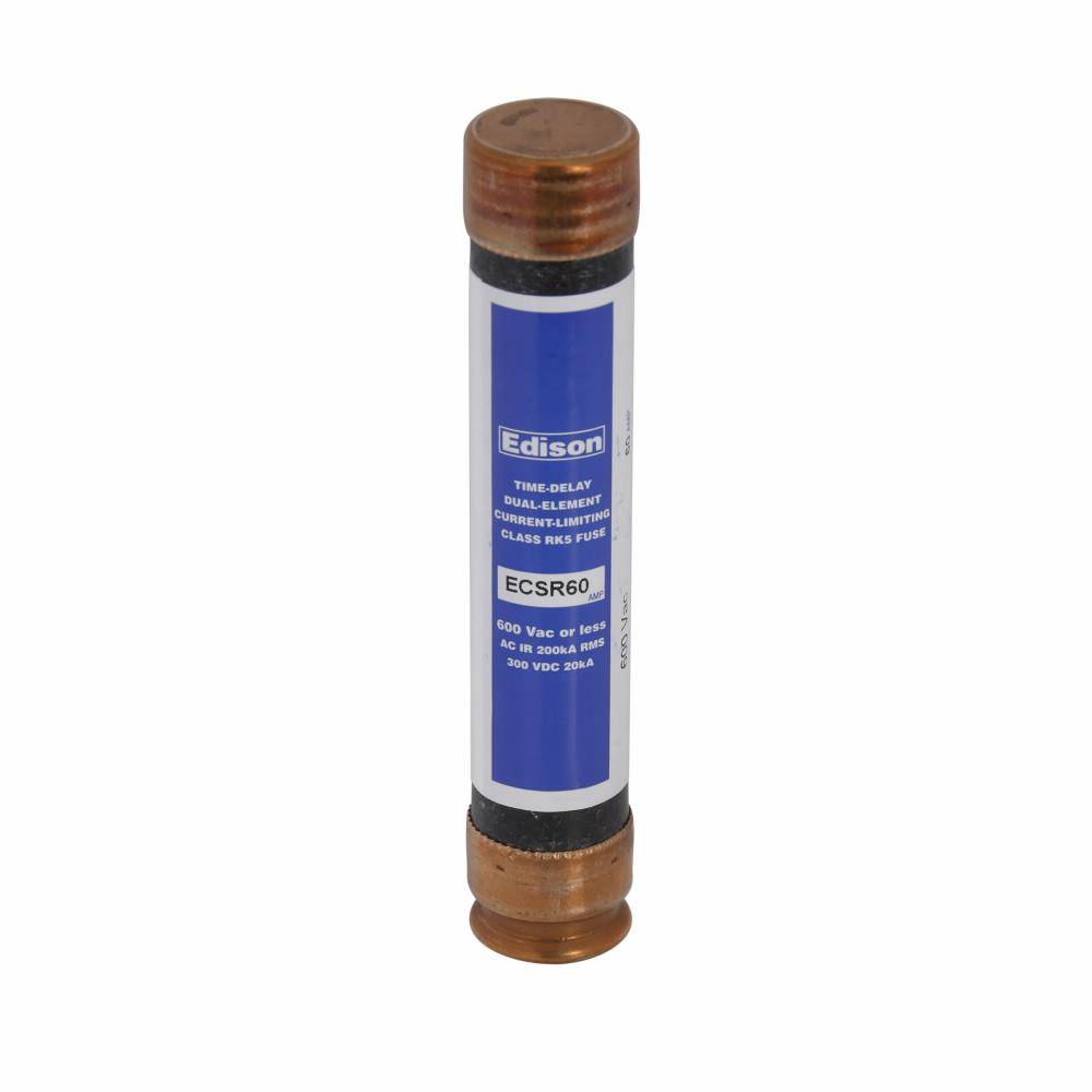 Bussmann Bullet™ ECSR40 Current Limiting Time Delay Fuse, 40 A, 600 V, 200 kAIC Interrupt, RK5 Class, Cartridge Body