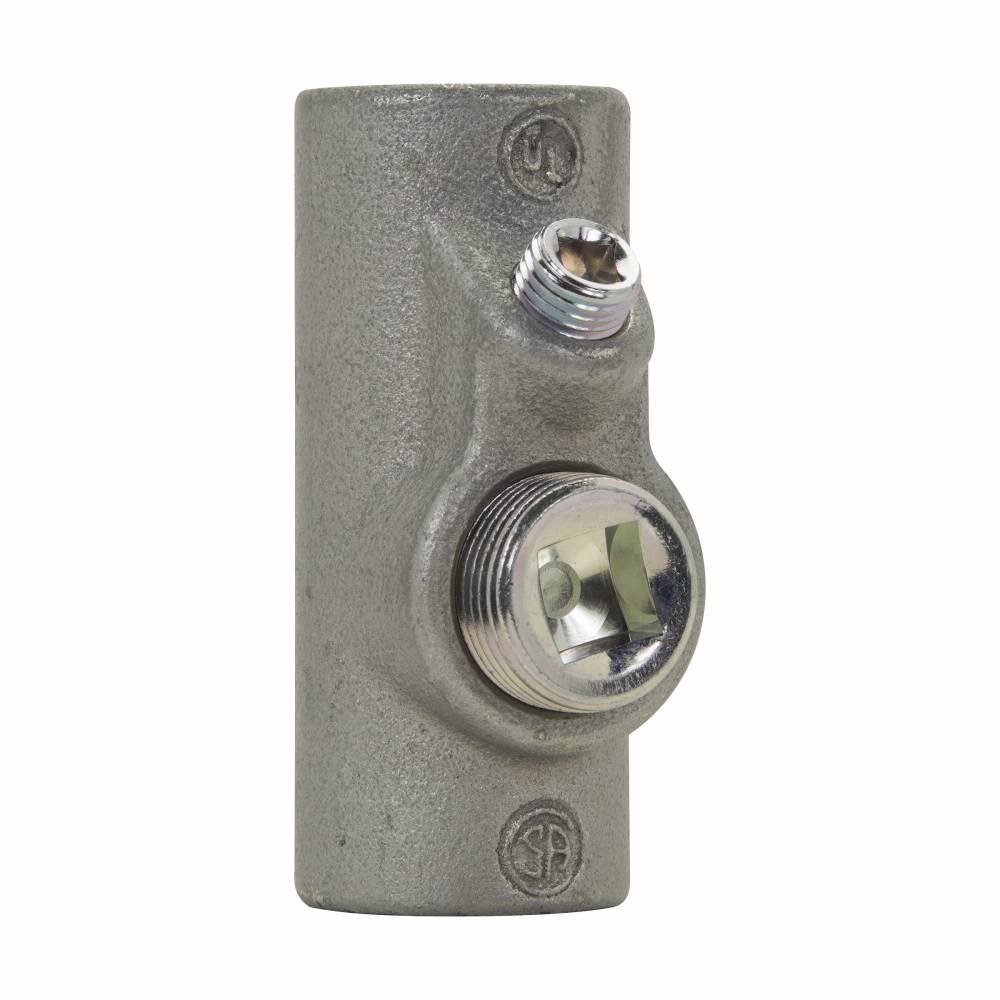 EATON Crouse-Hinds EYS11 Conduit Sealing Fitting, 1/2 in FNPT, For Use With Conduit System, Ductile Iron/Feraloy® Iron Alloy, Aluminum Acrylic Painted/Electro-Galvanized