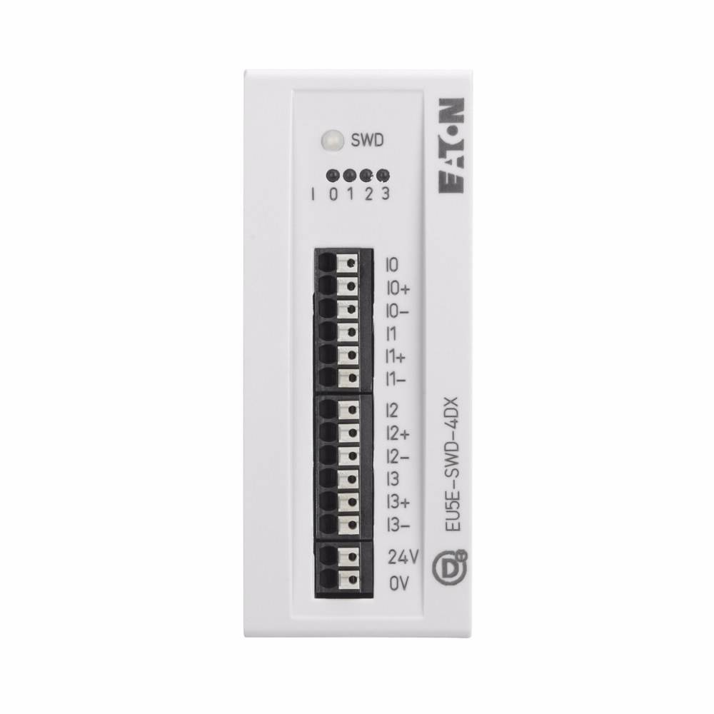EATON EU5E-SWD-4D2R Digital Input/Output Module, 4 Inputs, 2 Outputs