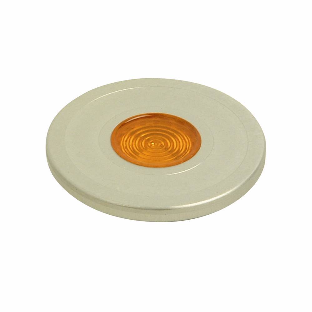 EATON 10250TC67 Blank Heavy Duty Oiltight/Watertight Operator Lens, 1.6 in L x 1.6 in W x 0.5 in H, NEMA 1/2/3/3R/4/4X/12/13/IP65, Round, Aluminum
