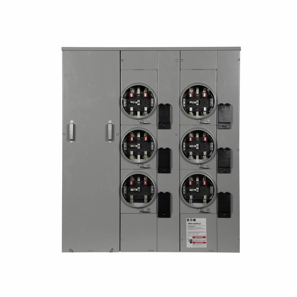 EATON 1MP6126RRLBC Meter Pack, 125 A, 120/240 VAC, 600 A Bus