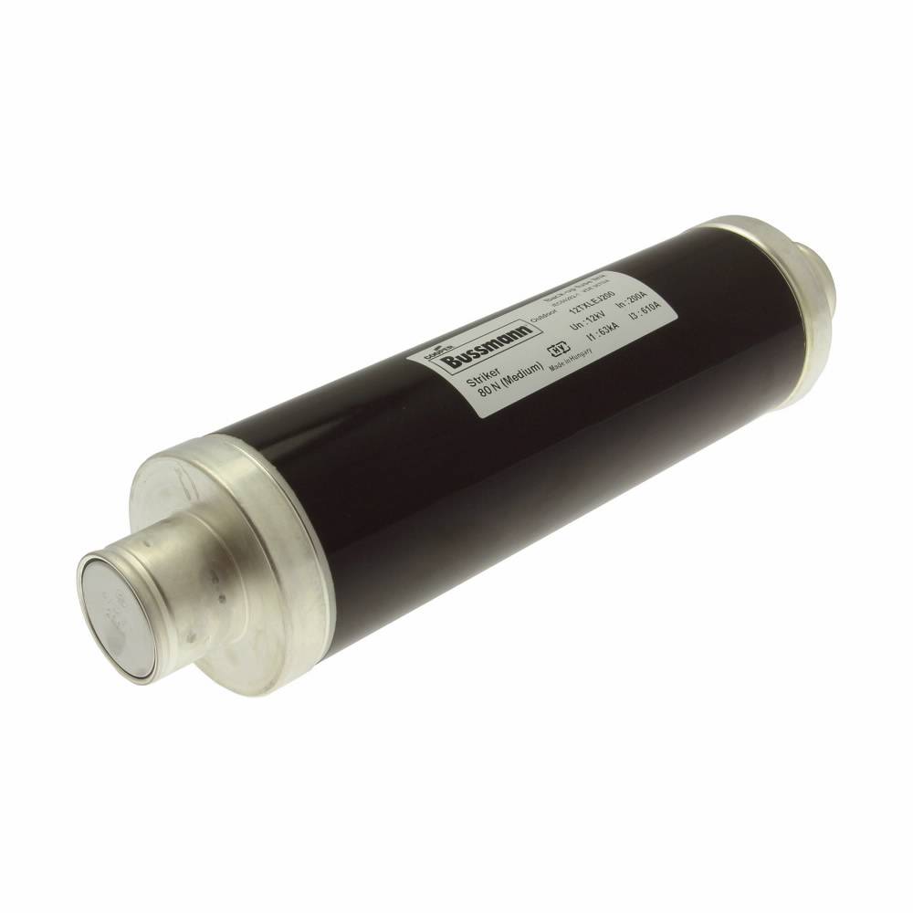 Bussmann 12TXLEJ200 DIN Dimensioned Medium Voltage Euro-IEC Fuse, 200 A, 12 kV, 63 kA Interrupt