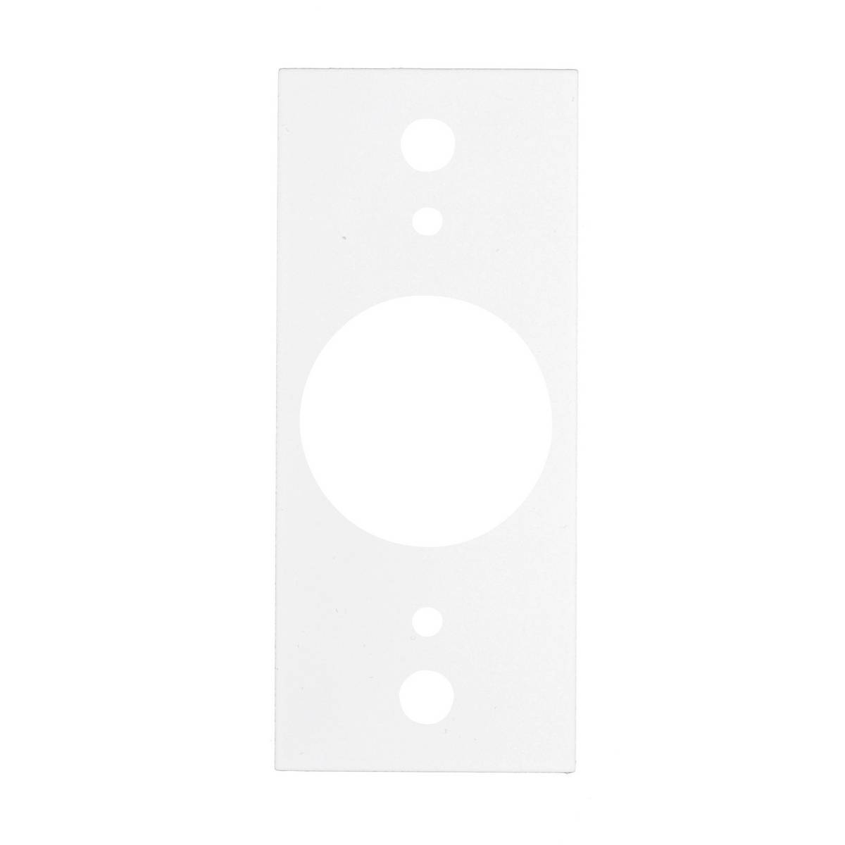 PREMISE WIRING ScrubShield® SystemOne S1R8CSPJ Twist-Lock® (1) 1.4 in Opening/Standard Sized Center Sub Plate, 1 Gangs, Composite