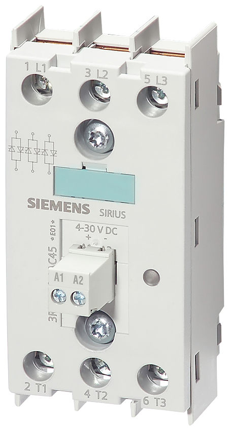 Siemens 3RF2230-1AC35 Solid State Relay, 3NO Contact Form, 110 VAC Coil