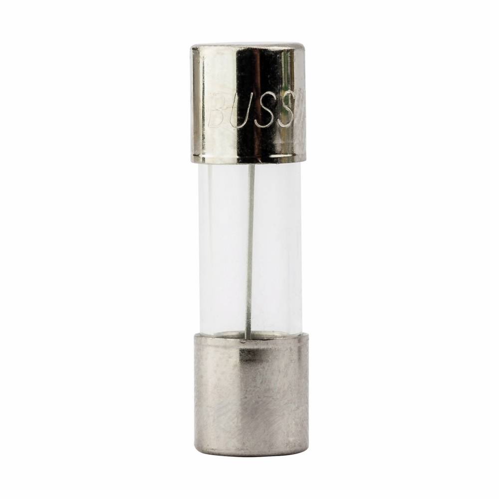 Bussmann AGW-10 Current Limiting Small Dimension Fast Acting Fuse With Nickel Plated Brass End Caps, 10 A, 32 VAC, 1 kA Interrupt, Cylindrical Body