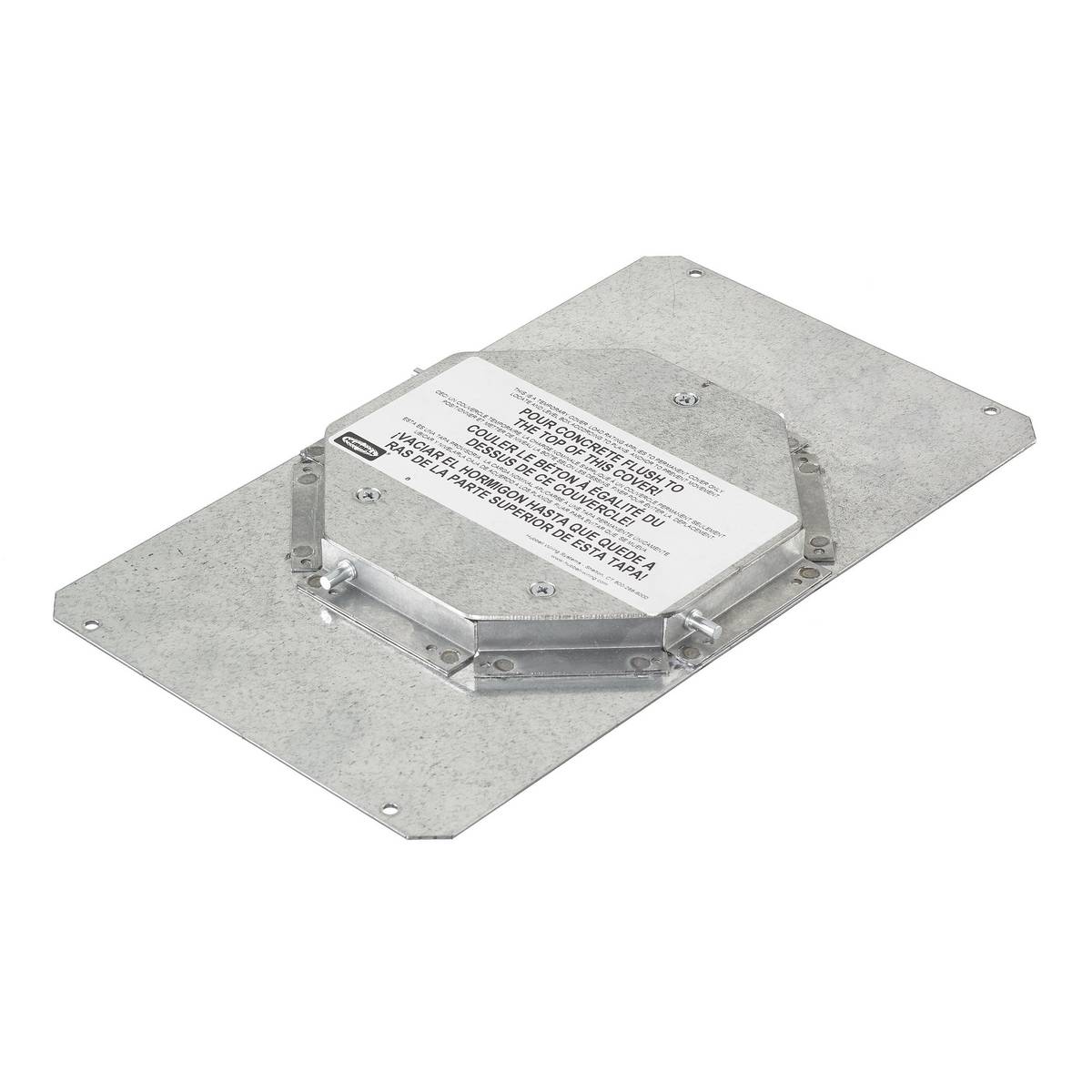 PREMISE WIRING SystemOne CFB2GS1R6ADAPT Standard Sized Floor Box Cover Adapter, 6 in L, Steel