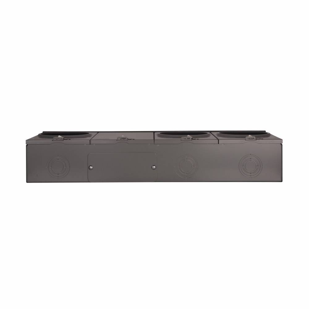 EATON Cutler-Hammer 1009614CH 3-Wire 3-Position Resi Raceway Open Trough Provision Single Meter Socket With Horn Bypass, 600 VAC, 200 A, 1 Phase