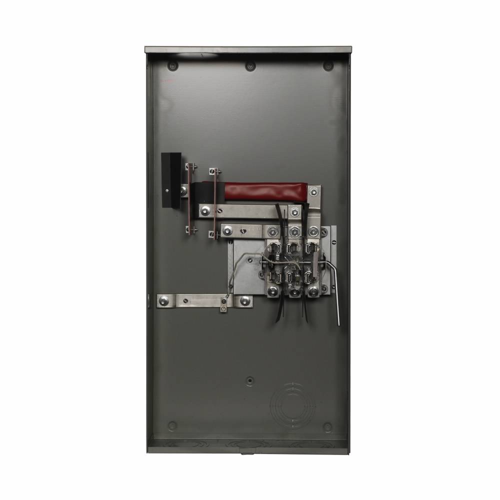 EATON 1008950CH 1-Position 4-Wire Lever Bypass Triplex Meter Socket, 600 VAC, 320 A, 3 Phase