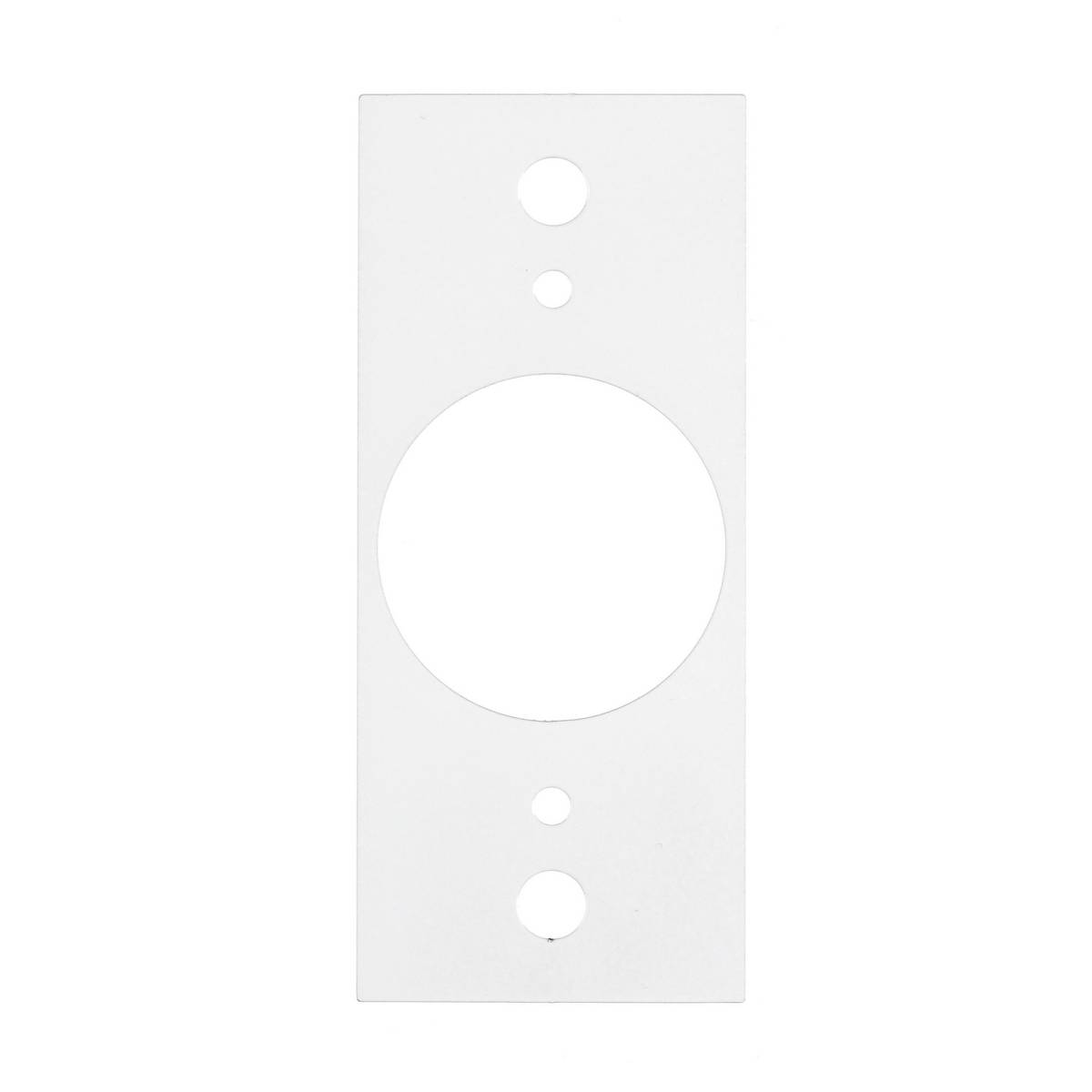 Wiring Device-Kellems SystemOne ScrubShield® Twist-Lock® S1R8CSPG Standard Sized Center Sub Plate With (1) 1.6 in Opening, Steel