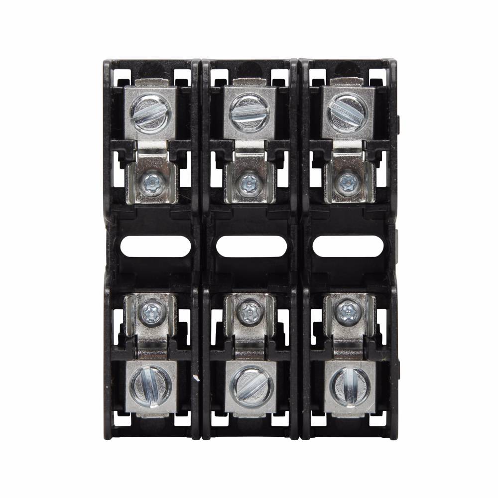 Edison BCM603-3C Modular Fuse Block With Wire Connector, 600 VAC, 30 A, 14 to 2 AWG, 8 to 2 AWG Wire, 3 Poles