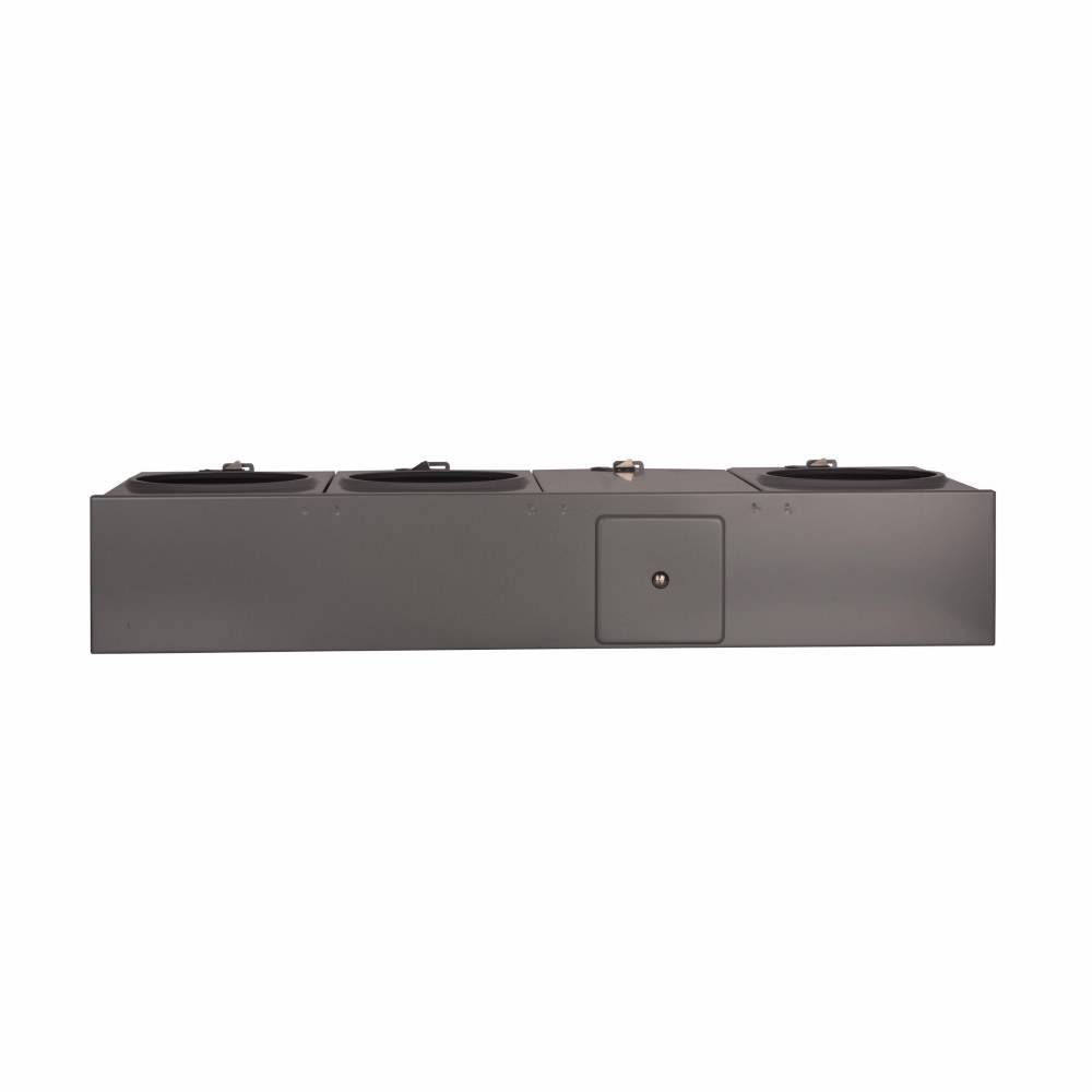 EATON Cutler-Hammer 1009614CH 3-Wire 3-Position Resi Raceway Open Trough Provision Single Meter Socket With Horn Bypass, 600 VAC, 200 A, 1 Phase