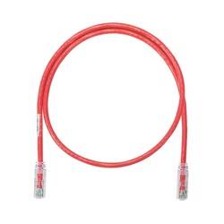 Panduit® NetKey® NK6APC10MRD Class EA Patch Cord, Cat 6A, 26 AWG F/UTP Copper Conductor, Modular Plug Connector, 10 m L Cord