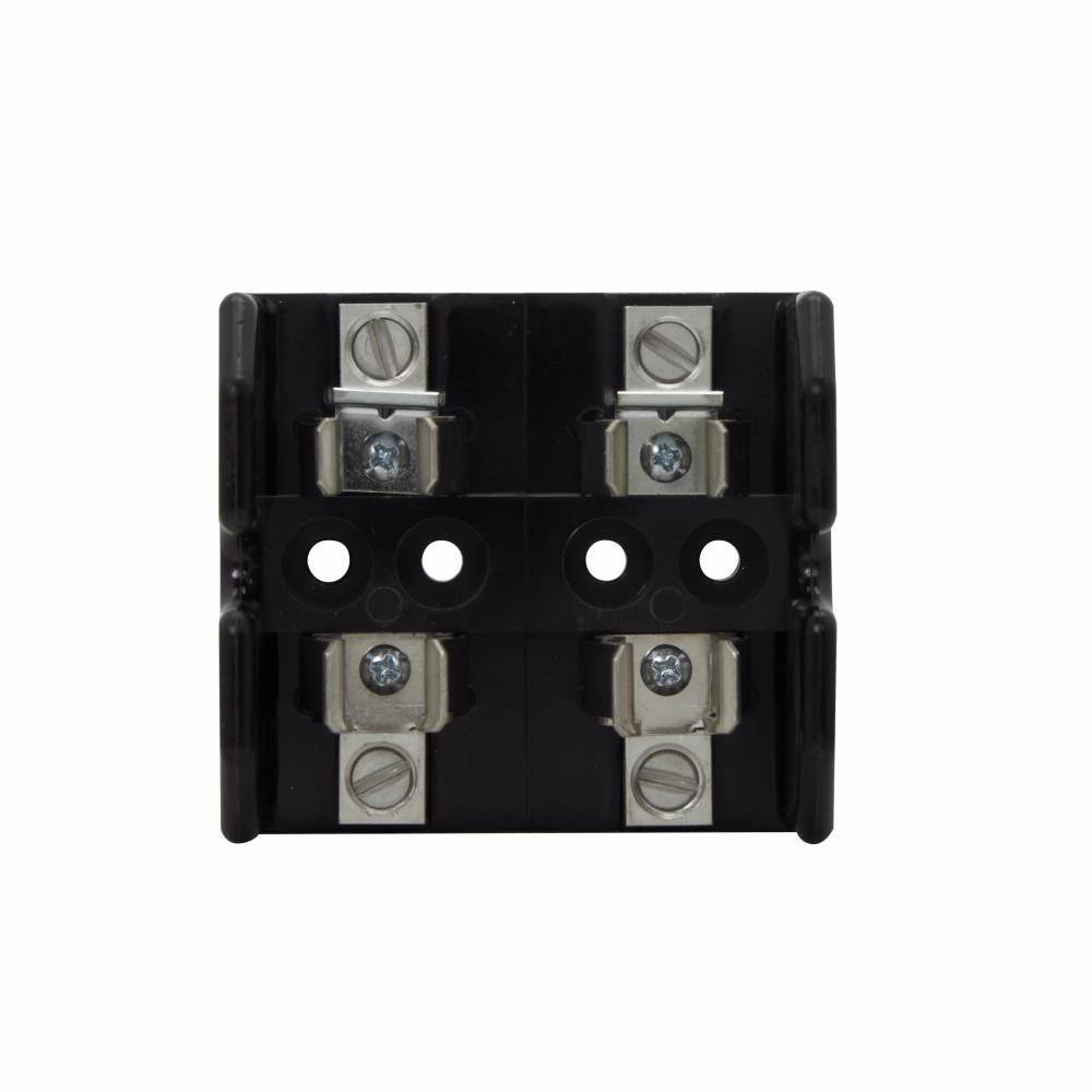 Bussmann T60060-2CR Modular Open Fuse Block With Reinforced Spring, 600 VAC/VDC, 31 to 60 A, Class: T, 2 AWG Wire, 2 Poles