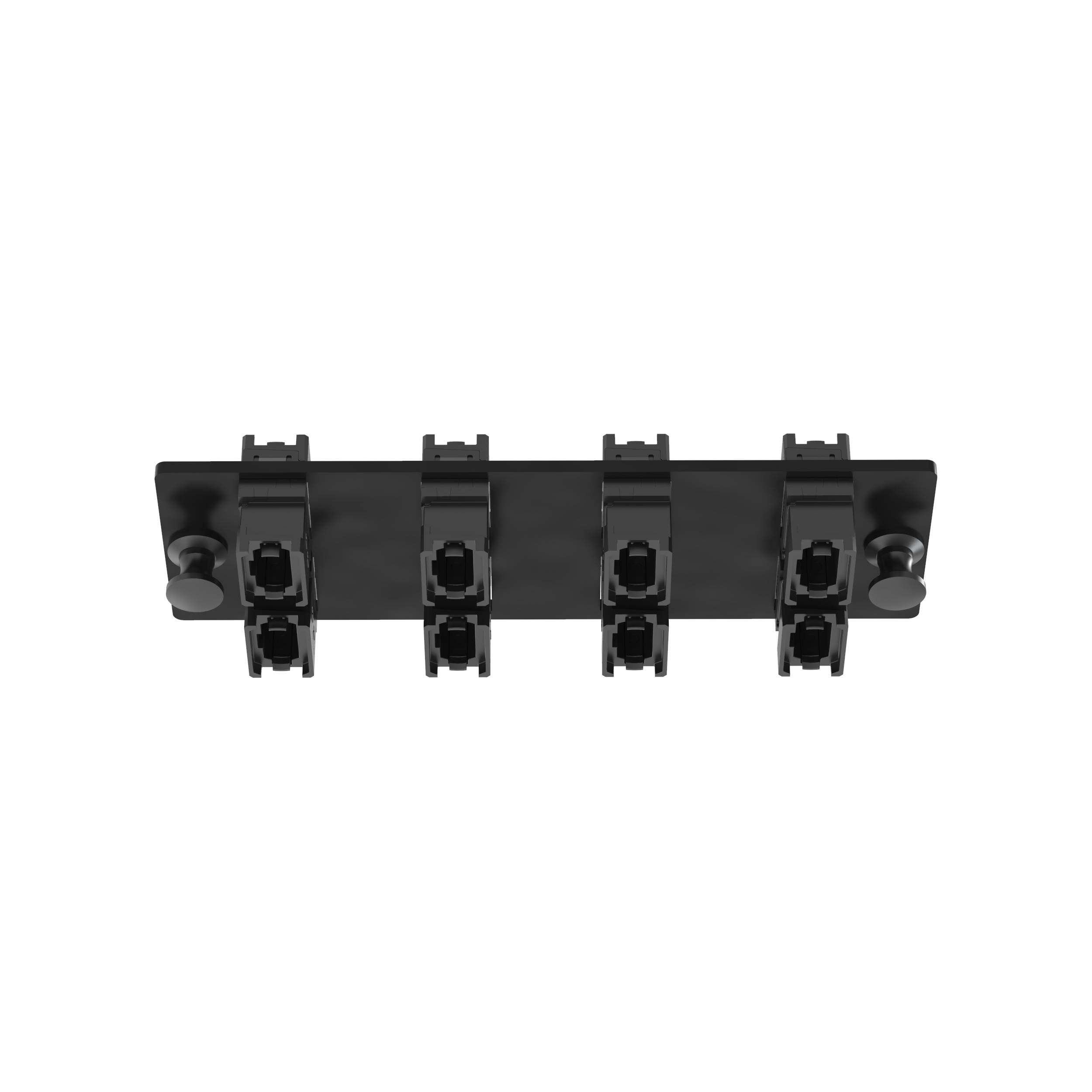 Panduit® Opticom® FAPH0812BLMPO Front Loaded Fiber Optic Adapter Panel, MPO™ End A, (8) OM1/OM2/OM3/OM4/OS1/OS2 Fiber