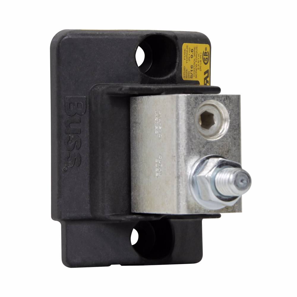 Edison BH-0111 High Speed Modular Fuse Block, 0 to 700 VAC, 0 to 100 A, 14 to 2/0 AWG Wire, 1 Pole