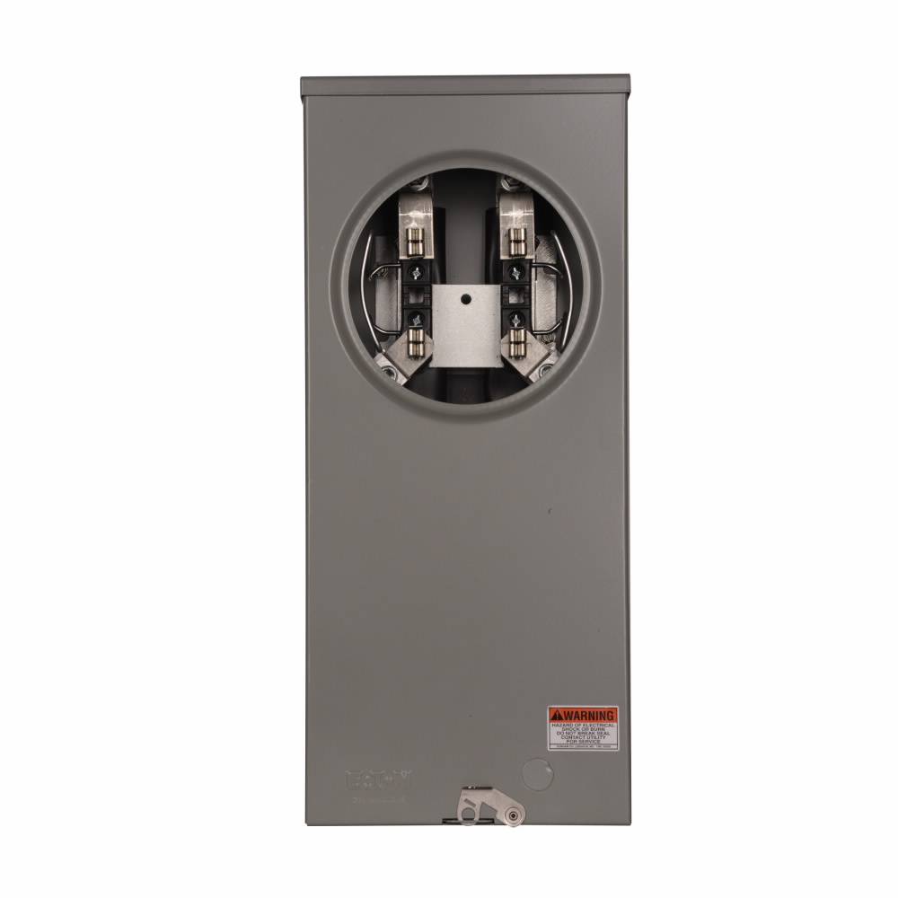 EATON 1009046CH 1-Position 3-Wire Triplex Meter Socket, 600 VAC, 200 A, 1 ph Phase