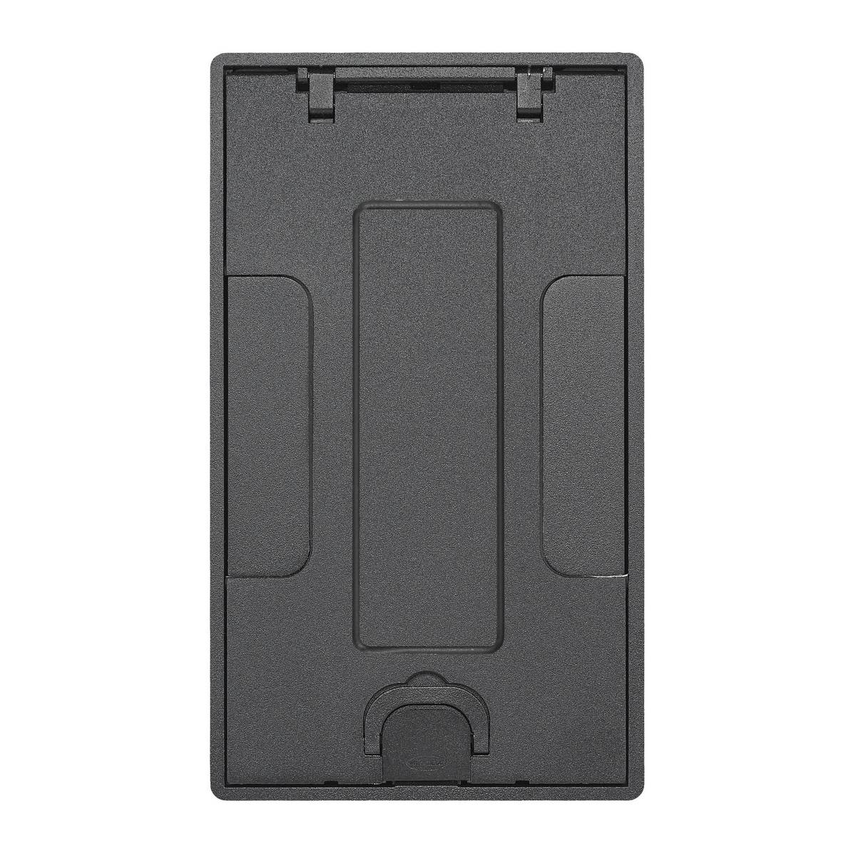 Wiring Device-Kellems SystemOne 24GTCVRBKC Standard Tile Cover Insert, 7-1/2 in Dia, 10.69 in L x 6.19 in W, Cast Aluminum