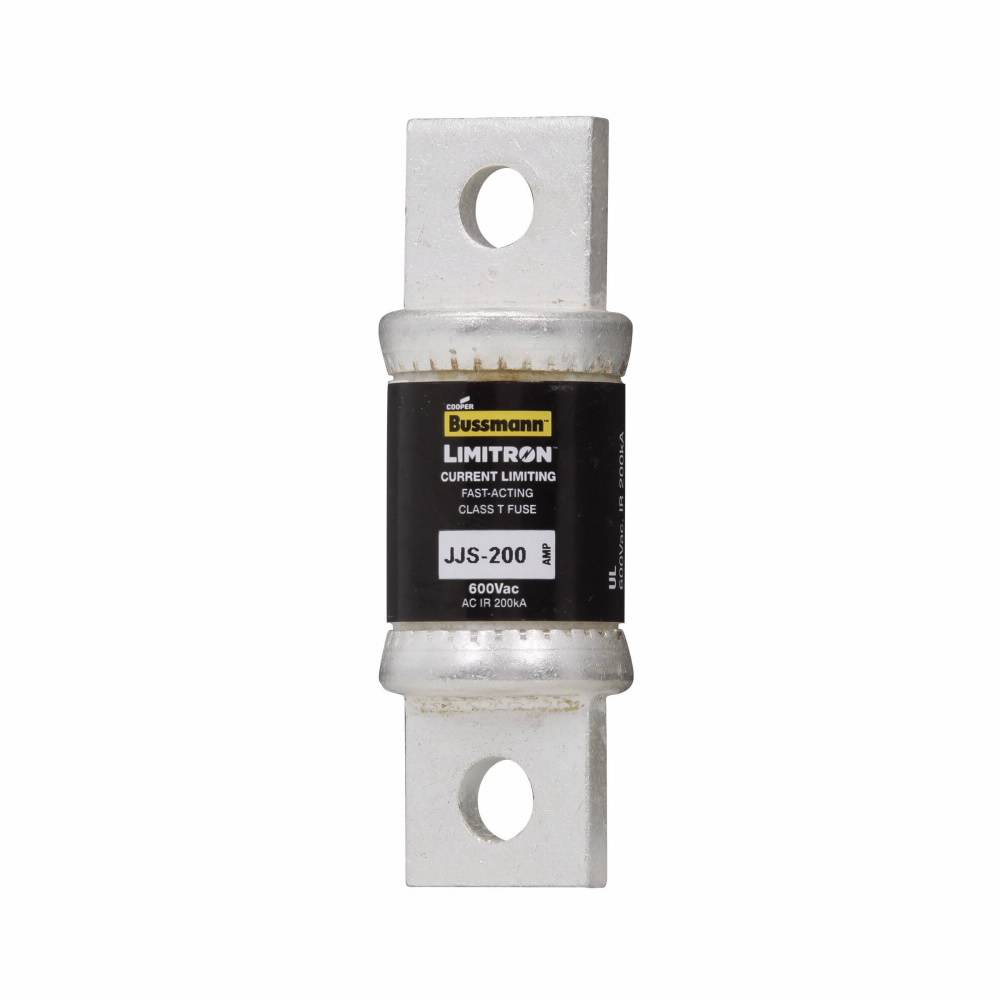 Bussmann Limitron™ T-Tron® BK/JJS-200 Current Limiting Very Fast Acting Low Voltage Fuse, 200 A, 600 V, 200 kAIC Interrupt, T Class, Cartridge Body
