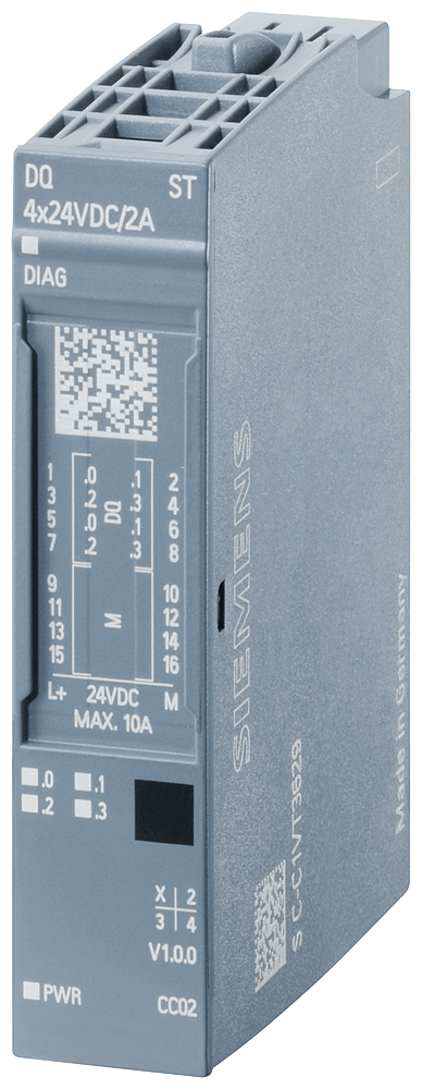 Siemens SIPLUS 6AG11326BD207BA0 ET 200SP Digital Output Module, 4 Outputs