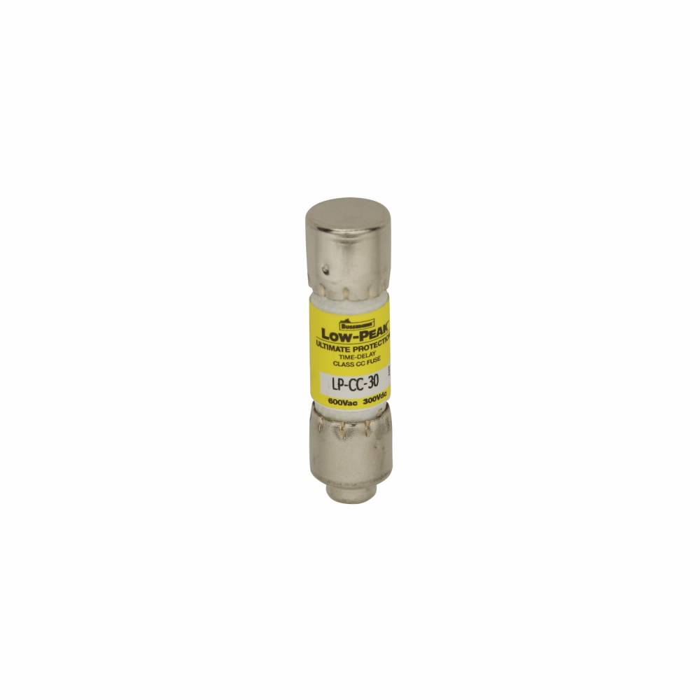 Bussmann Low-Peak™ LP-CC-3-2/10 Current Limiting Time Delay Fuse, 3.2 A, 600 VAC/150 VDC, 20/200 kA Interrupt, CC Class, Cartridge Body