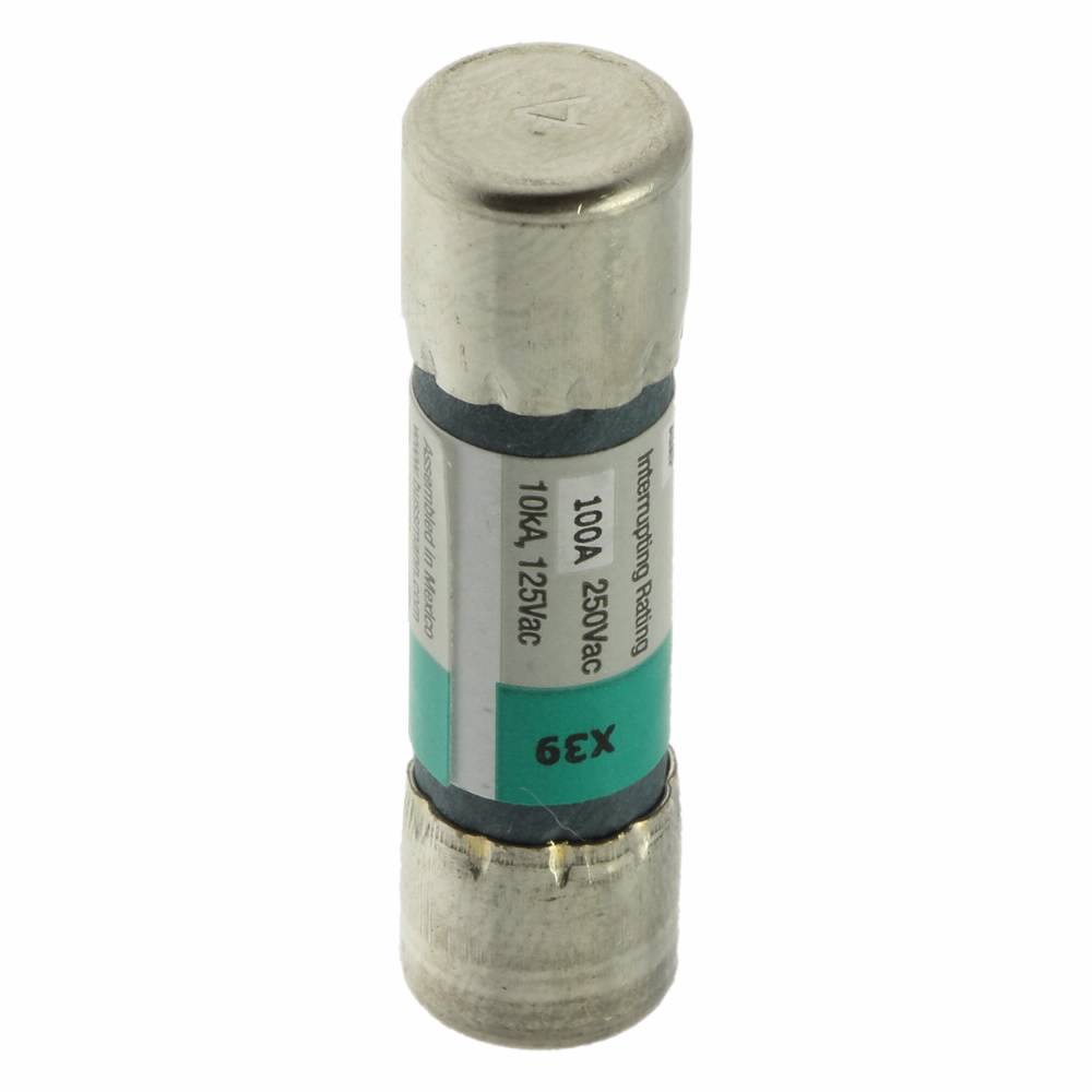 Bussmann Fusetron™ FNM-1 Low Voltage Supplemental Time Delay Midget Fuse, 1 A, 250 VAC, 35 A Interrupt, Class: Supplemental, Cartridge Body